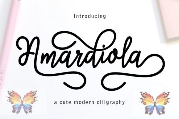 Amardiola: A Script Font for Elegant Digital Design