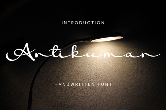 Antikuman: A Timeless Script Font for Editorial Design