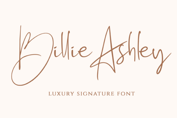 Billie Ashley: The Font That Makes Your Message Stand Out