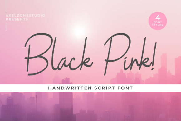 Black Pink: A Timeless Script Font for Creative Branding