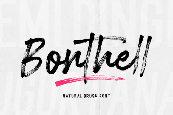 Bonthell: A Handwritten Font for Editorial Creativity