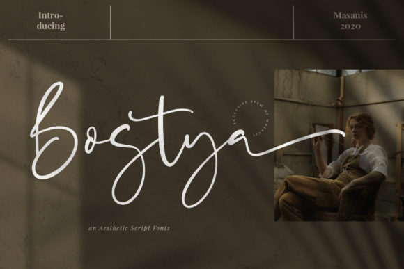 Bostya: The Timeless Handwritten Font for Powerful Digital Communication