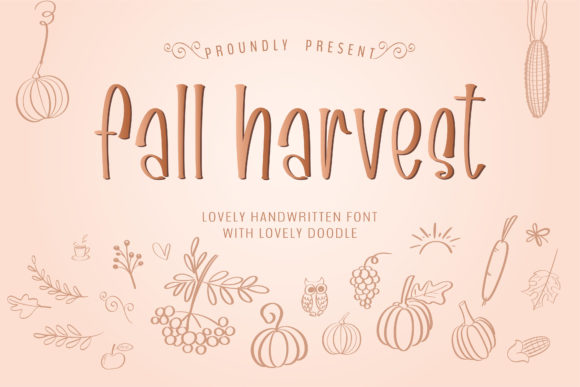 Font Review: Fall Harvest for Editorial Design