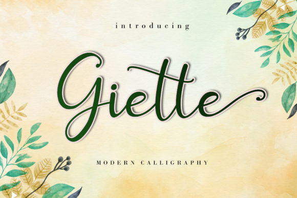 Giette: A Timeless Handwritten Font for Web Design