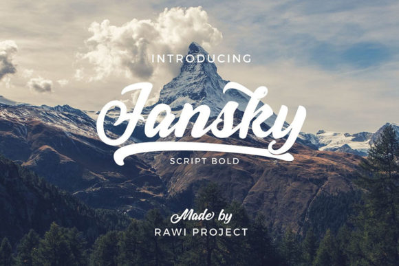 Jansky: A Handwritten Font with Urban Flair