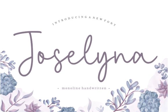 Joselyna: A Timeless Script Font for Digital Design