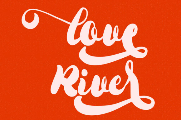 Love River: A Script Font for Editorial Design