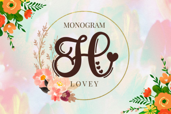 Lovey Monogram Font: A Timeless Script for Digital Design