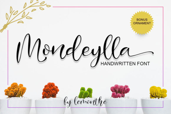 Mondeylla: A Timeless Script Font for Editorial Design