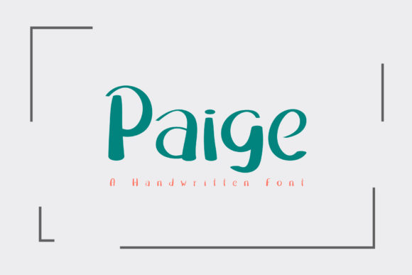 Paige: A Font That Adds Personality to Your Brand