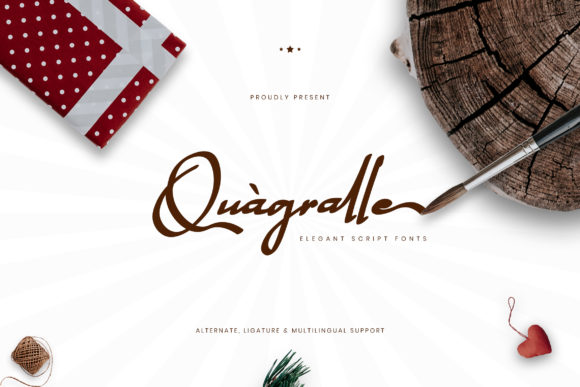 Quagralle: A Script Font with Elegance and Flow