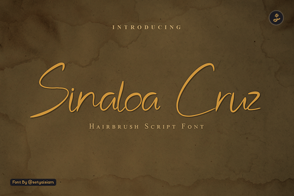 Sinaloa Cruz: A Timeless Script Font for Branding and Design