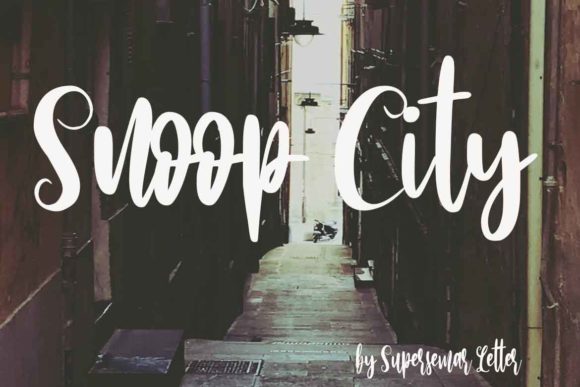 Snoop City Font: A Timeless Script for Branding Magic