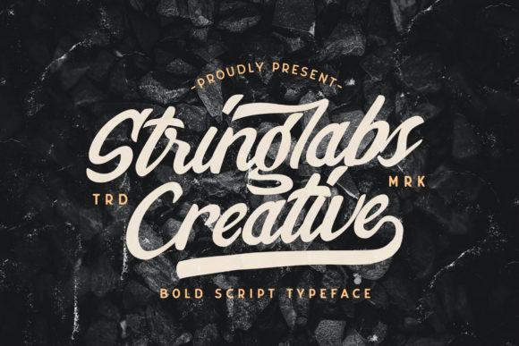 Stringlabs Creative: A Script Font for Digital Design