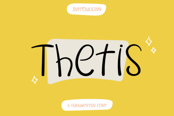 Thetis: A Handwritten Font for Editorial Design and Branding