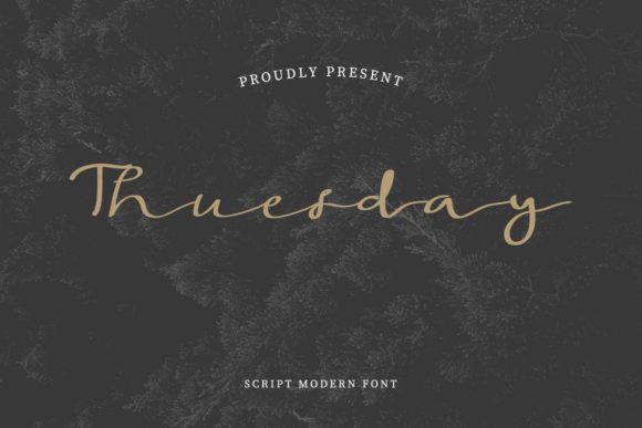 Thuesday: A Handwritten Font That Feels Both Classic and Modern