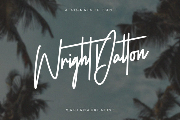 Wright Dalton: A Timeless Script Font for Digital Design